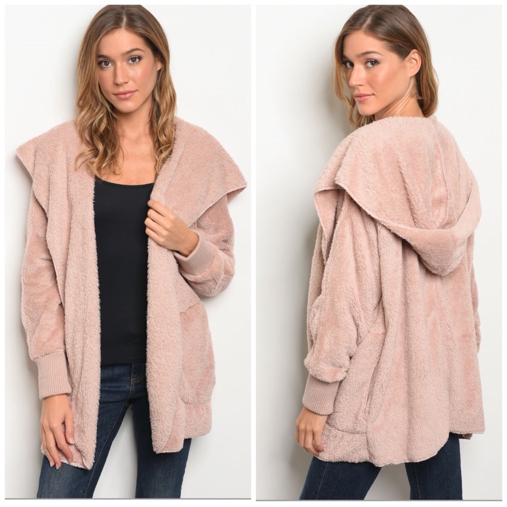 SALE ✨LAST 1✨Mauve Blush Cozy Jacket - Picture 3 of 9